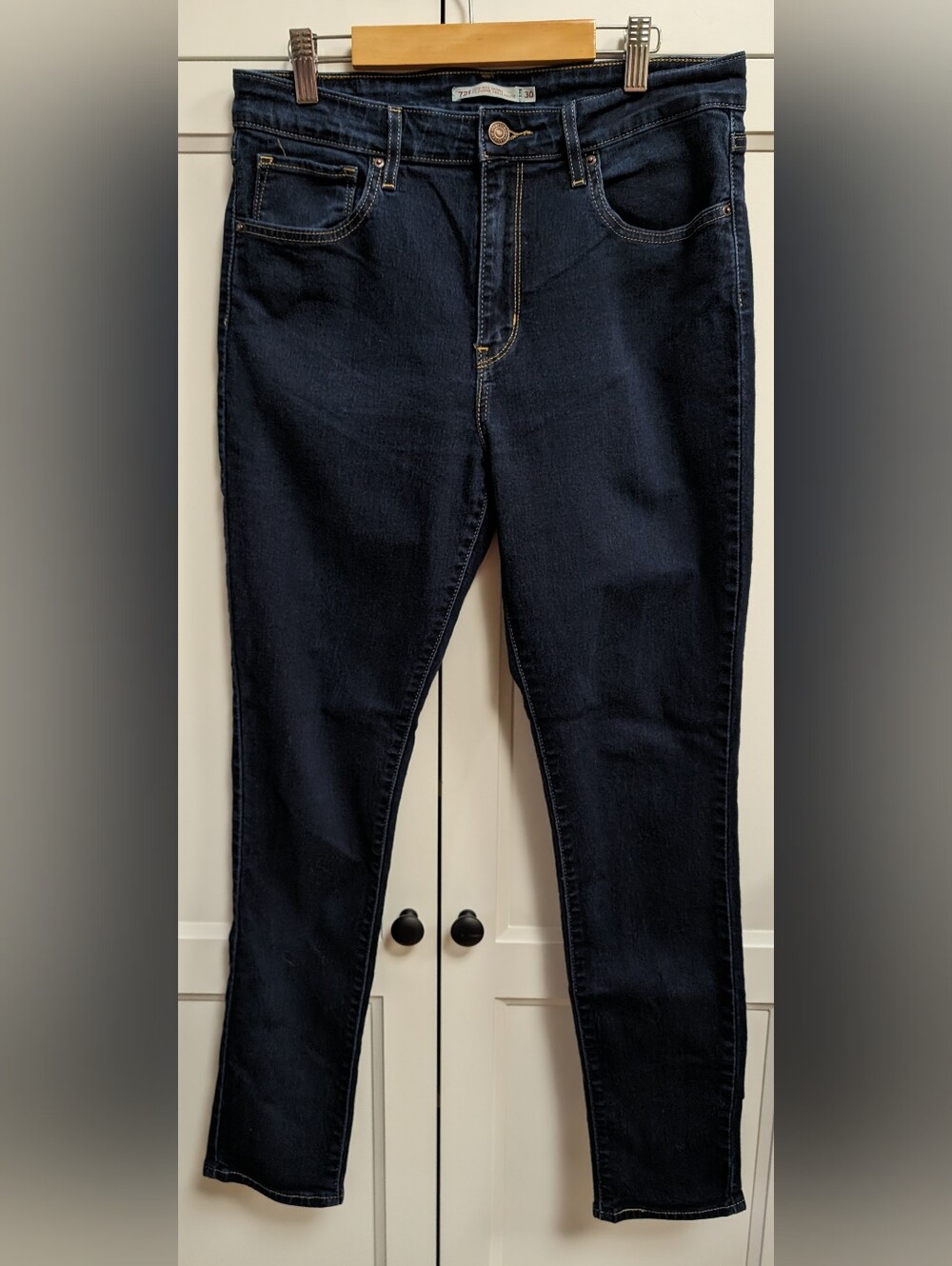 Levi's 721 High-Rise Skinny Dark Wash Women’s Jeans